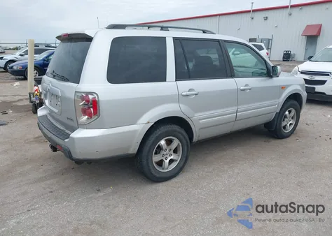 2006 Honda Pilot Ex-L из США, поврежденный, VIN 2HKYF18526H555826